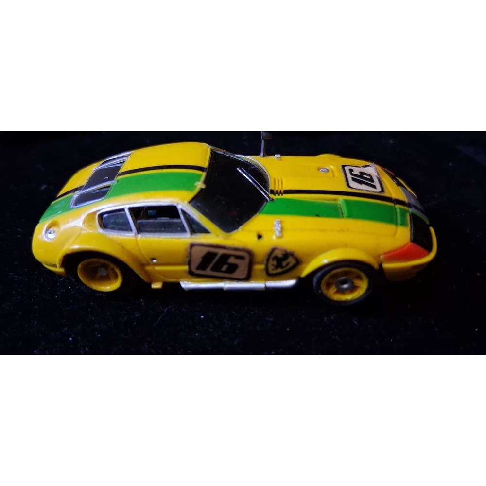 Vintage Aurora AFX G-Plus Ferrari Daytona Coupe #16 HO scale slot car 1976-1981